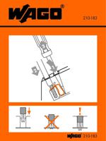 Wago 210-183 accessoire voor klemmenblokken Aansluitingsblok markers 2000 stuk(s)