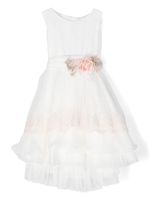 Mimilù robe à superposition en tulle - Blanc