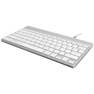 R-Go Tools Ergonomisch toetsenbord R-Go Compact Break, compact toetsenbord met pauzesoftware, QWERTY (IT), bedraad, wit