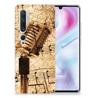 Xiaomi Mi Note 10 Pro Siliconen Hoesje met foto Bladmuziek - thumbnail