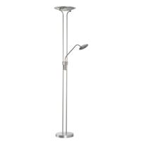 Fischer & Honsel Nikkel vloerlamp Tallri dimbaar 40490 - thumbnail