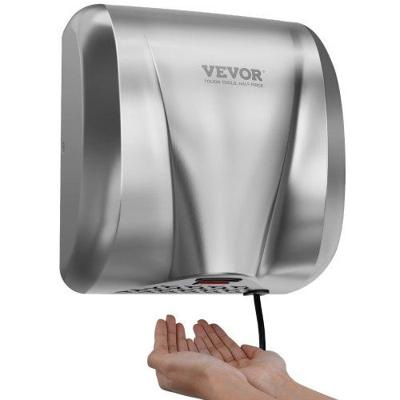 VEVOR Handdroger 1300W Elektrische Handdroger 7-10s Droogtijd Commerciële Wandgemonteerde Handdroger met HEPA-filter 99,97% Filtratie-efficiëntie Lucht Handdroger Keuken Badkamer Toilet