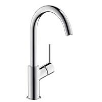 hansgrohe Tain Talis (kraan met uitloop hoogte 210 mm en push-open afvoergarnituur) chroom