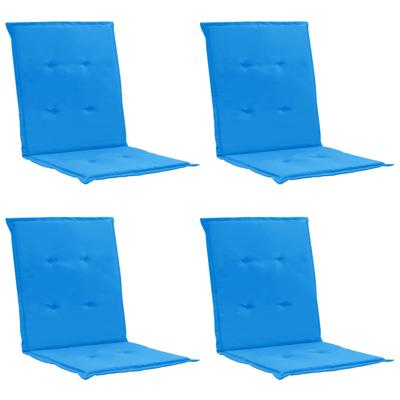 vidaXL Tuinstoelkussens 4 st 100x50x4 cm blauw vidaXL Tuinstoelkussens 4 st 100x50x4 cm blauw