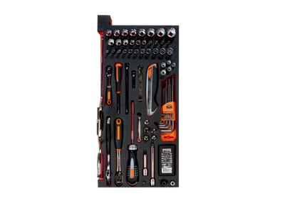 Bahco inlay metalen koffer 93 delig FF3A05 Bahco inlay metalen koffer 93 delig FF3A05