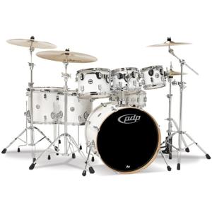 PDP Drums Concept Maple 7-Piece Pearlescent White 7d. shellset