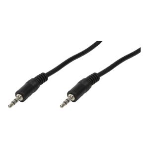 LogiLink 3.5mm - 3.5mm, 3m audio kabel Zwart