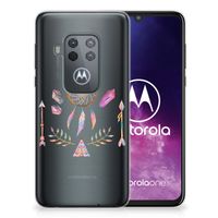 Motorola One Zoom Telefoonhoesje met Naam Boho Dreamcatcher - thumbnail