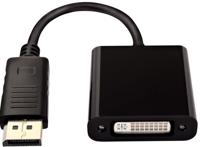 Videoadapter - DisplayPort (M) naar DVI-D (V) - DisplayPort 1.1 - ondersteuning 1080p - zwart