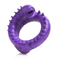 XR Brands Slitherine - Silicone Cock Ring - Purple