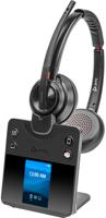 HP Poly Savi 8420 Office On Ear headset Computer DECT, Bluetooth Stereo Zwart Noise Cancelling Volumeregeling, Microfoon uitschakelbaar (mute) - thumbnail