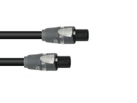 SOMMER CABLE Speaker cable Speakon 2x4 10m bk - thumbnail