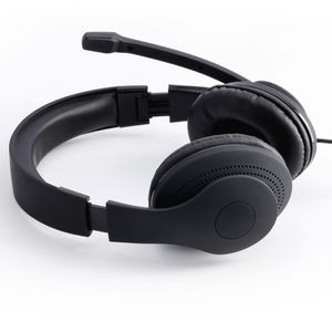 Hama On Ear headset Computer Kabel Stereo Zwart Volumeregeling, Microfoon uitschakelbaar (mute)