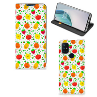 OnePlus Nord N10 5G Flip Style Cover Fruits - thumbnail