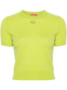 Diesel t-shirt M-Arga à détails nervurés - Vert