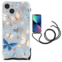 Case Anti-shock voor iPhone 14 Plus Vlinder