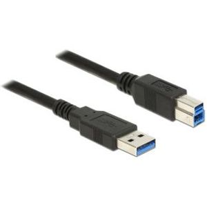 Delock 85069 Kabel USB 3.0 Type-A male > USB 3.0 Type-B male 3,0 m zwart