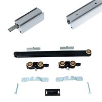 Xperta set 6m rail - alu - Plafond opbouw - Enkele deur - Dubbele softclose - opbouw - thumbnail