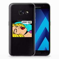 Samsung Galaxy A3 2017 Silicone Back Cover Popart Oh Yes
