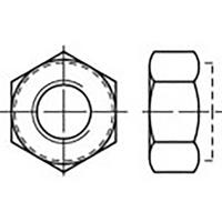 TOOLCRAFT TO-6864480 Zeskantmoeren M30 DIN 982 Staal Verzinkt 25 stuk(s) - thumbnail