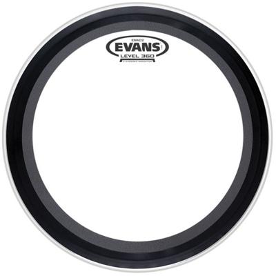 Evans BD24EMAD2 clear EMAD2 bassdrumvel 24 inch