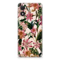 Motorola Moto E13 TPU Case Flowers - thumbnail