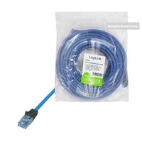 LogiLink CPP002 RJ45 Netwerkkabel, patchkabel CAT 6A U/UTP 2 m Blauw Vlambestendig, Halogeenvrij, Met anti-kniktule, Snagless, Vergulde steekcontacten 1 stuk(s) - thumbnail