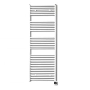 Elektrische Design Radiator Sanicare Plug & Play 172x45 cm Wit 596 Watt Met Chroom Thermostaat En Bluetooth Links Sanicare