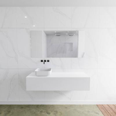 Zaro Lagom volledig naadloos solid surface onderkast met topblad 140cm mat wit met 1 lades Push tot open. Compleet met solid surface opzetkom met 0 kraangat(en) Zaro Lagom volledig naadloos solid surface onderkast met topblad 140cm mat wit met 1 lades Push tot open. Compleet met solid surface opzetkom met 0 kraangat(en)