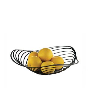 Alessi Trinity Fruitschaal 33 cm zwart