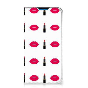 iPhone 14 Pro Max Hoesje met Magneet Lipstick Kiss