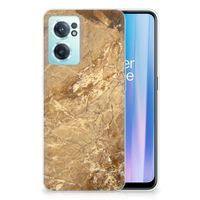 OnePlus Nord CE 2 5G TPU Siliconen Hoesje Marmer Creme - thumbnail