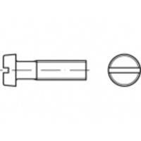 TOOLCRAFT TO-5385393 Cilinderschroeven M6 55 mm Sleuf Staal Galvanisch verzinkt 100 stuk(s)