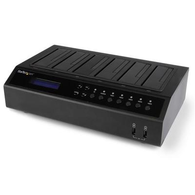.com USB 3.0  eSATA 6-bay harde-schijfduplicatordock - 1:5 HDD-SSD-kloner en -wisser - Vaste-schijfduplicator - 5 bays (SATA-300)