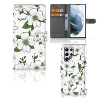 Samsung Galaxy S22 Ultra Hoesje Dogwood Flowers - thumbnail