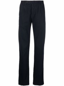 Massimo Alba pantalon droit à taille mi-haute - Bleu