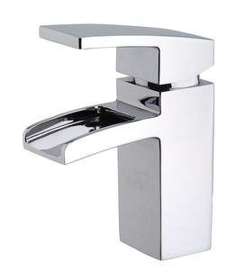 Mueller Cube waterval kraan+klikwaste PVD-coating chroom