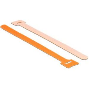 Delock 18696 Klittenband L 200 mm x B 12 mm 10 stuks oranje