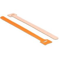 Delock 18696 Klittenband L 200 mm x B 12 mm 10 stuks oranje - thumbnail