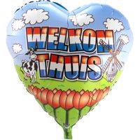 Welkom Thuis Folieballon Groot - 74cm