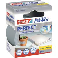 tesa PERFECT 56343-00040-03 Textieltape tesa extra Power Grijs (l x b) 2.75 m x 38 mm 1 stuk(s) - thumbnail