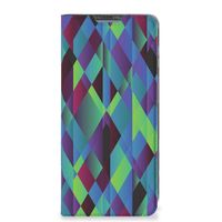 Poco X4 Pro 5G Stand Case Abstract Green Blue