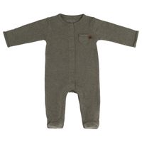 Baby's Only boxpakje met voetjes Melange Khaki Maat