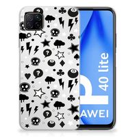 Silicone Back Case Huawei P40 Lite Silver Punk - thumbnail