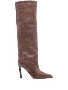 Paris Texas bottes Julia 100 mm - Marron