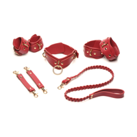 XR Brands Lover's Restraints Set - Red - thumbnail