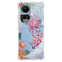 OPPO Reno10 | 10 Pro Case Anti-shock Bird Flowers