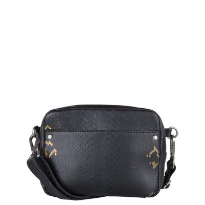 Cowboysbag X Bobbie Bodt Bag Bobbie Schoudertas Snake Black And Gold Cowboysbag X Bobbie Bodt Bag Bobbie Schoudertas Snake Black And Gold