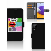 Samsung Galaxy A22 4G | M22 Wallet Case met Pasjes Popart Princess