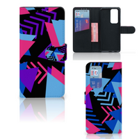 OPPO Find X3 Neo 5G Book Case Funky Triangle - thumbnail